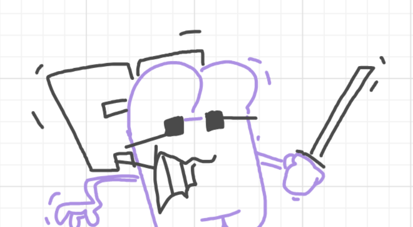 A panel from I've Been Everywhere, Man, episode nine of the Board Boards object show by Furretwalk/WalkingFurret.